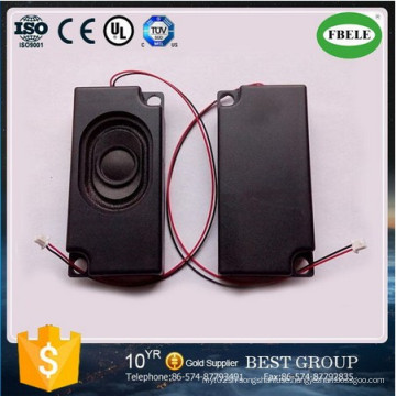 Fb7033 Newest 70mm 2W Box Speake Rectangular with Connectors and Wire Speaker RoHS (FBELE)